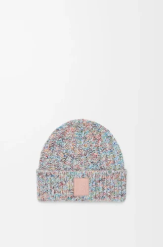Berretto in misto lana e cashmere Multicolore