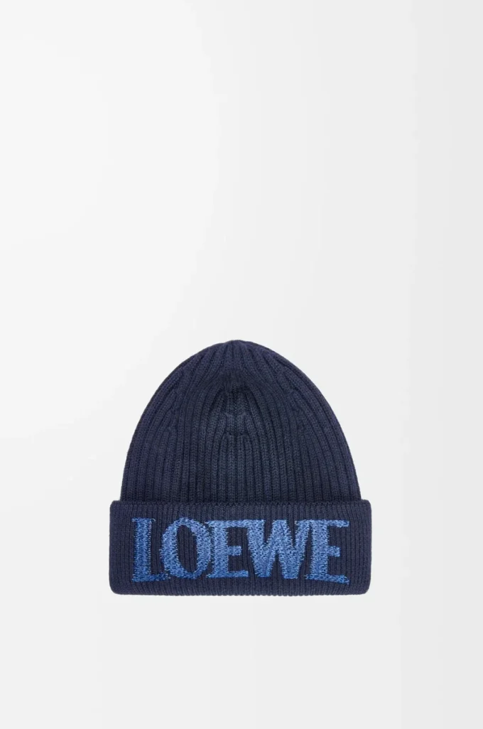Berretto LOEWE in lana blu navy Berretto LOEWE in lana blu navy