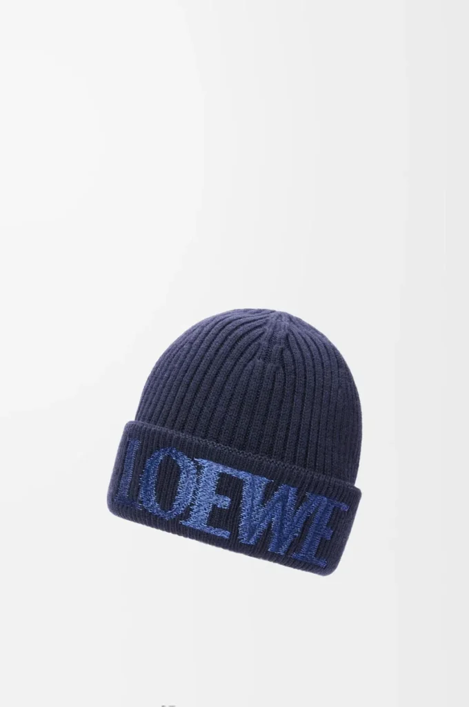 Berretto LOEWE in lana blu navy Berretto LOEWE in lana blu navy