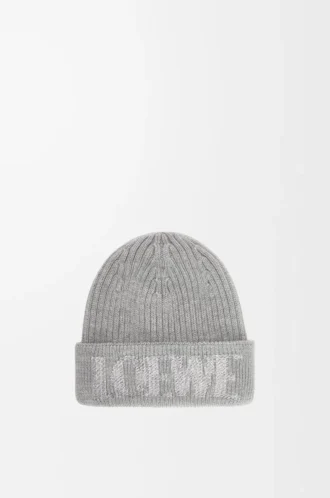 Berretto LOEWE in lana Grigio