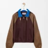 Bomber in tessuto tecnico Marrone