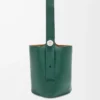 Borsa a secchiello Large Pebble in morbida pelle di vitello martellata Evergreen Borsa a secchiello Large Pebble in morbida pelle di vitello martellata Evergreen