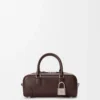 Borsa Amazona 23 corta in pelle di vitello lucida Dark Chestnut Borsa Amazona 23 corta in pelle di vitello lucida Dark Chestnut