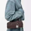 Borsa Amazona 23 corta in pelle di vitello lucida Dark Chestnut Borsa Amazona 23 corta in pelle di vitello lucida Dark Chestnut