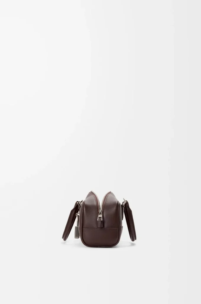 Borsa Amazona 23 corta in pelle di vitello lucida Dark Chestnut Borsa Amazona 23 corta in pelle di vitello lucida Dark Chestnut