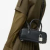 Borsa Amazona 23 corta in pelle di vitello lucida Nero Borsa Amazona 23 corta in pelle di vitello lucida Nero