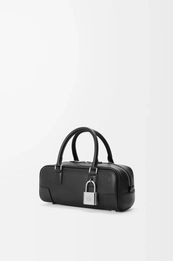Borsa Amazona 23 corta in pelle di vitello lucida Nero Borsa Amazona 23 corta in pelle di vitello lucida Nero