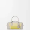 Borsa Amazona 23 corta in pelle di vitello nappa grigio chiaro/citrino chiaro Borsa Amazona 23 corta in pelle di vitello nappa grigio chiaro/citrino chiaro