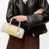 Borsa Amazona 23 corta in pelle di vitello nappa grigio chiaro/citrino chiaro Borsa Amazona 23 corta in pelle di vitello nappa grigio chiaro/citrino chiaro