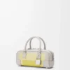 Borsa Amazona 23 corta in pelle di vitello nappa grigio chiaro/citrino chiaro Borsa Amazona 23 corta in pelle di vitello nappa grigio chiaro/citrino chiaro