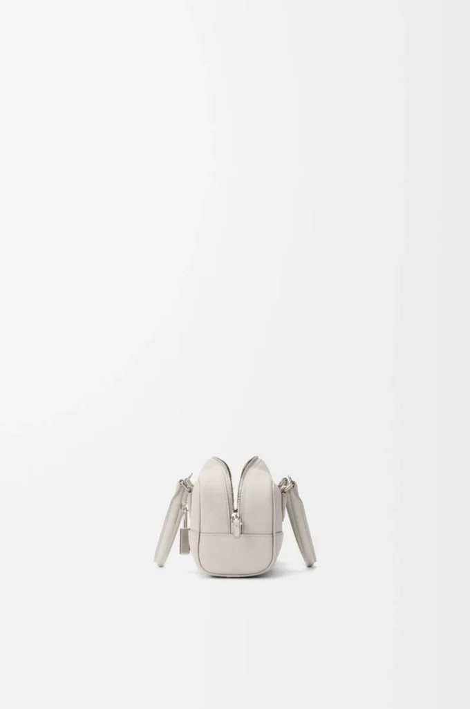 Borsa Amazona 23 corta in pelle di vitello nappa grigio chiaro/citrino chiaro Borsa Amazona 23 corta in pelle di vitello nappa grigio chiaro/citrino chiaro