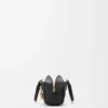 Borsa Amazona 23 corta in pelle di vitello nappa Nero/Borgogna Borsa Amazona 23 corta in pelle di vitello nappa Nero/Borgogna
