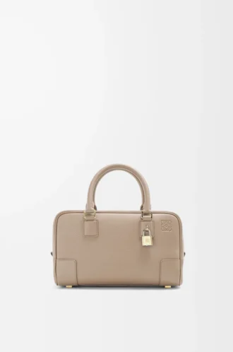 Borsa Amazona 23 in morbida pelle di vitello martellata Sand