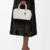 Borsa Amazona 23 in morbida pelle di vitello martellata Soft White Borsa Amazona 23 in morbida pelle di vitello martellata Soft White