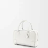 Borsa Amazona 23 in morbida pelle di vitello martellata Soft White Borsa Amazona 23 in morbida pelle di vitello martellata Soft White
