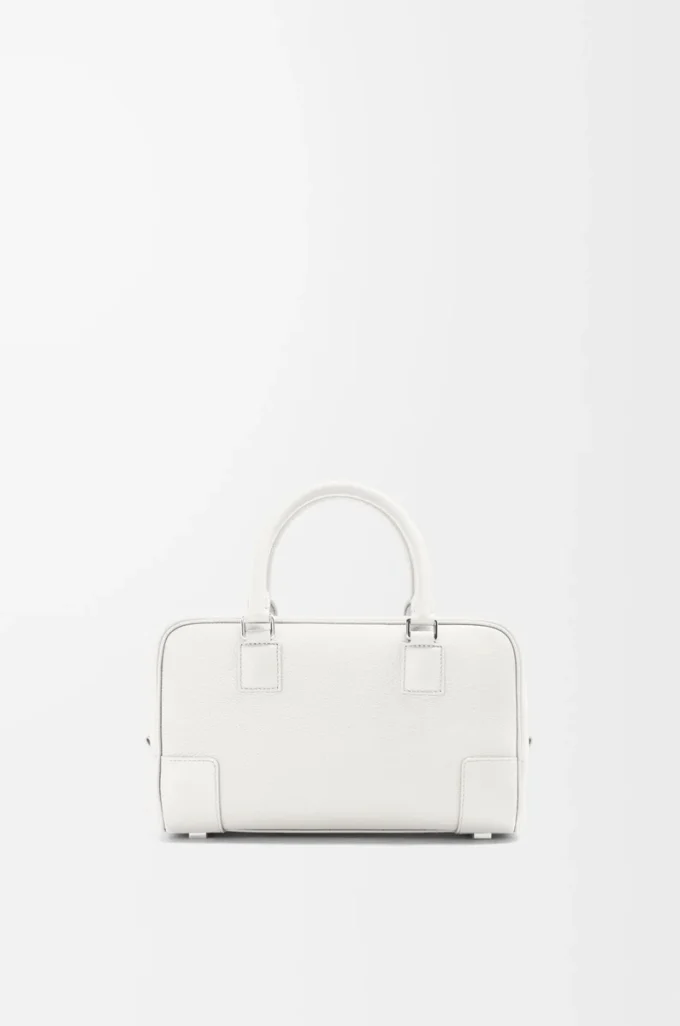Borsa Amazona 23 in morbida pelle di vitello martellata Soft White Borsa Amazona 23 in morbida pelle di vitello martellata Soft White