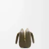 Borsa Amazona 23 in pelle di vitello nappa Dark Khaki Borsa Amazona 23 in pelle di vitello nappa Dark Khaki