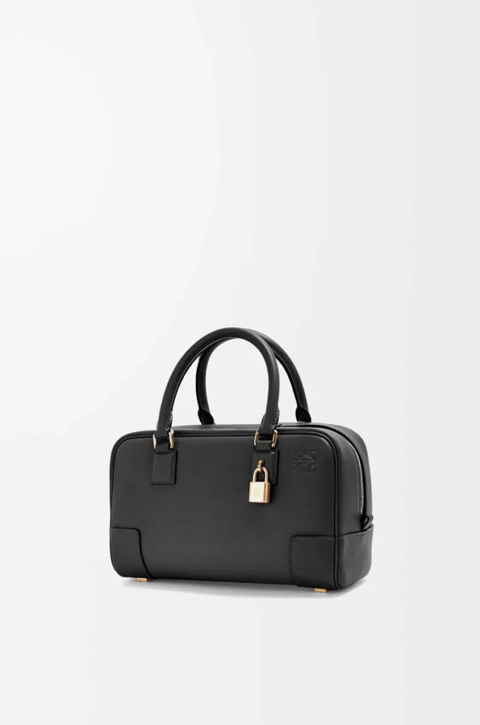 Borsa Amazona 23 in pelle di vitello nappa Nero Borsa Amazona 23 in pelle di vitello nappa Nero