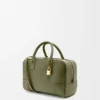 Borsa Amazona 28 in pelle di vitello nappa verde avocado Borsa Amazona 28 in pelle di vitello nappa verde avocado