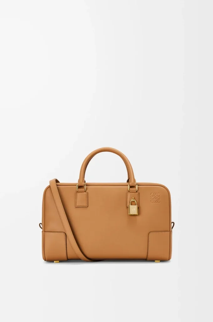 Borsa Amazona 28 in pelle di vitello nappa Warm Desert Borsa Amazona 28 in pelle di vitello nappa Warm Desert