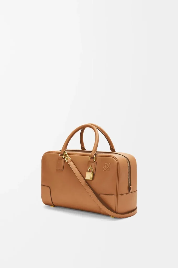 Borsa Amazona 28 in pelle di vitello nappa Warm Desert Borsa Amazona 28 in pelle di vitello nappa Warm Desert