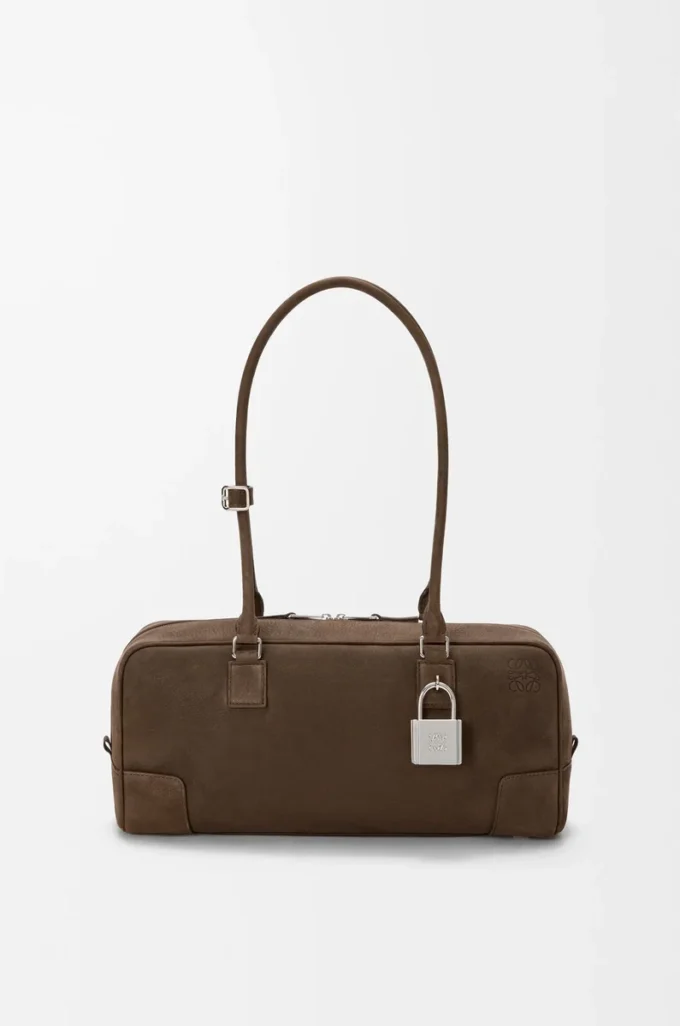 Borsa Amazona 31 corta in nubuck granulato Tundra Borsa Amazona 31 corta in nubuck granulato Tundra