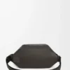 Borsa convertibile in classica pelle di vitello grigio scuro Borsa convertibile in classica pelle di vitello grigio scuro