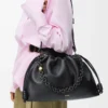 Borsa Flamenco grande in morbida pelle di agnello nappa Nero Borsa Flamenco grande in morbida pelle di agnello nappa Nero