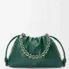 Borsa Flamenco grande in pelle di cervo Evergreen Borsa Flamenco grande in pelle di cervo Evergreen