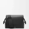 Borsa Flamenco in morbida pelle di vitello lucida Nero Borsa Flamenco in morbida pelle di vitello lucida Nero