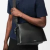 Borsa Flamenco in morbida pelle di vitello lucida Nero Borsa Flamenco in morbida pelle di vitello lucida Nero
