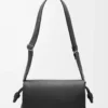 Borsa Flamenco in morbida pelle di vitello lucida Nero Borsa Flamenco in morbida pelle di vitello lucida Nero