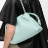 Borsa Flamenco media in morbida pelle di agnello nappa Frozen