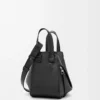 Borsa Hammock compatta in classica pelle di vitello Nero Borsa Hammock compatta in classica pelle di vitello Nero