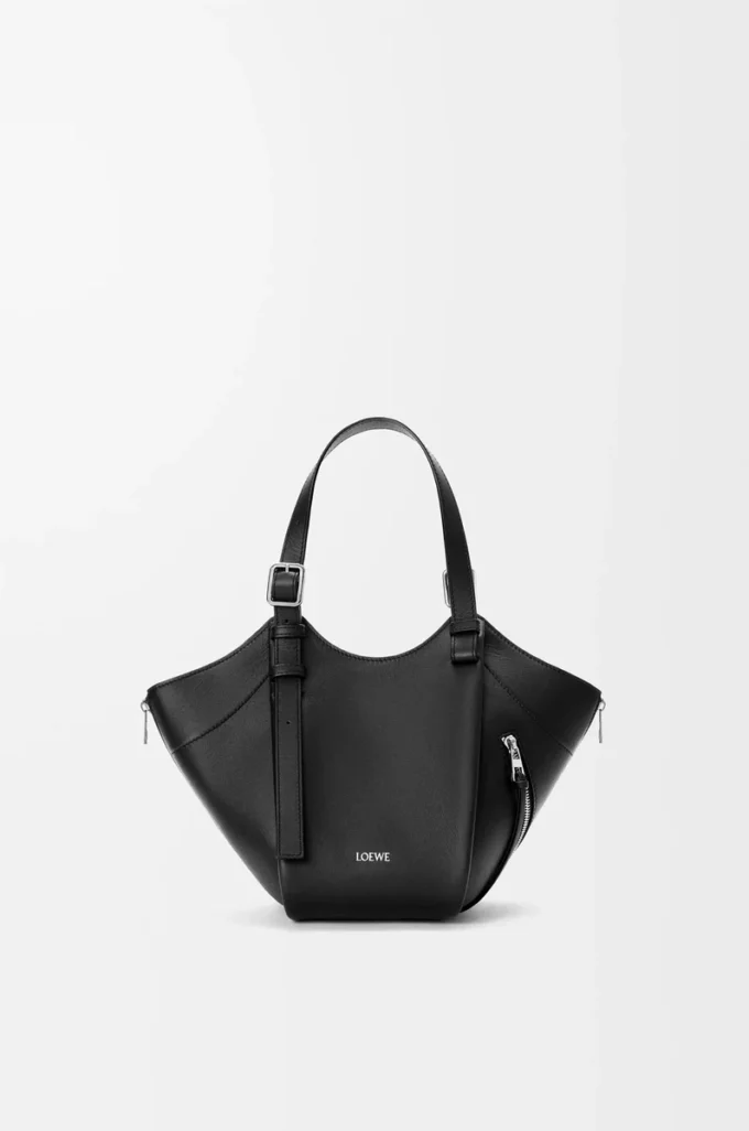 Borsa Hammock Flip in pelle di vitello classica Black Borsa Hammock Flip in pelle di vitello classica Black