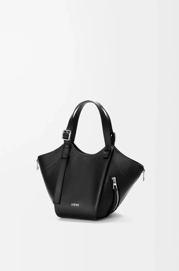 Borsa Hammock Flip in pelle di vitello classica Black Borsa Hammock Flip in pelle di vitello classica Black