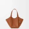 Borsa Hammock Flip in pelle di vitello classica color Squirrel