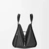 Borsa Hammock piccola in classica pelle di vitello Nero Borsa Hammock piccola in classica pelle di vitello Nero