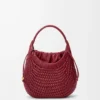 Borsa hobo Diamond in pelle di vitello Cherry Borsa hobo Diamond in pelle di vitello Cherry