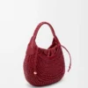 Borsa hobo Diamond in pelle di vitello Cherry Borsa hobo Diamond in pelle di vitello Cherry