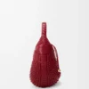 Borsa hobo Diamond in pelle di vitello Cherry Borsa hobo Diamond in pelle di vitello Cherry