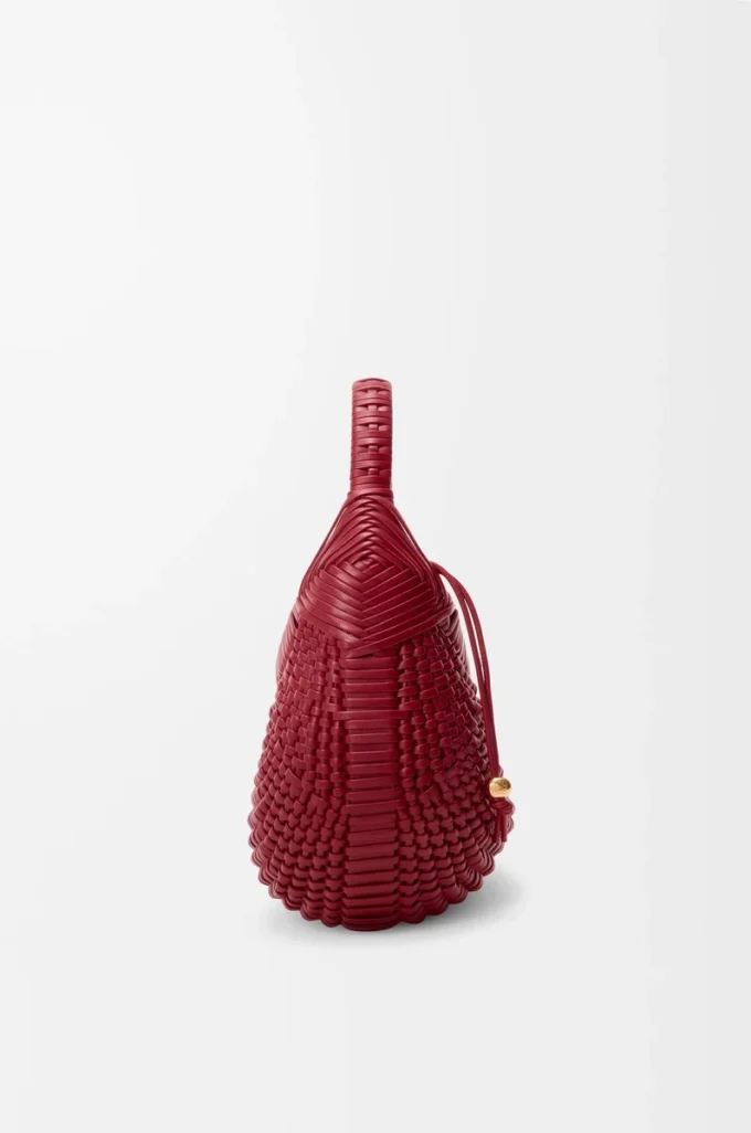 Borsa hobo Diamond in pelle di vitello Cherry Borsa hobo Diamond in pelle di vitello Cherry