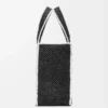 Borsa LOEWE Font grande in rafia Nera