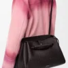 Borsa Madrid grande in morbida pelle di vitello martellata Dark Ebony Borsa Madrid grande in morbida pelle di vitello martellata Dark Ebony