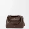 Borsa Madrid media in morbida pelle di vitello Dark Chestnut Borsa Madrid media in morbida pelle di vitello Dark Chestnut