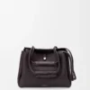 Borsa Madrid media in morbida pelle di vitello martellata Dark Ebony Borsa Madrid media in morbida pelle di vitello martellata Dark Ebony
