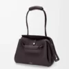 Borsa Madrid media in morbida pelle di vitello martellata Dark Ebony Borsa Madrid media in morbida pelle di vitello martellata Dark Ebony
