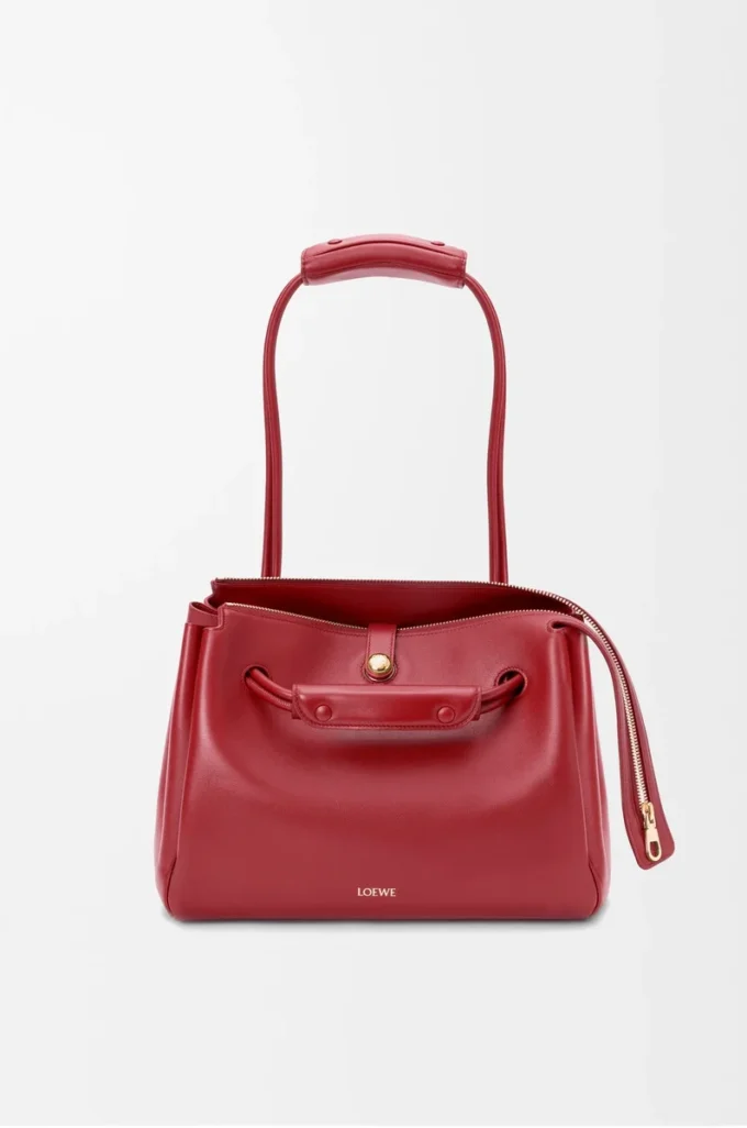 Borsa Madrid media in morbida pelle di vitello rosso bruciato Borsa Madrid media in morbida pelle di vitello rosso bruciato