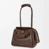 Borsa Madrid piccola in morbida pelle di vitello marrone scuro Borsa Madrid piccola in morbida pelle di vitello marrone scuro