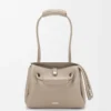 Borsa Madrid piccola in morbida pelle di vitello martellata Clay Borsa Madrid piccola in morbida pelle di vitello martellata Clay